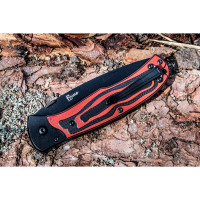 Складной нож Kizlyar Supreme Prime cталь D2, Black Titanium, рукоять из G10 4650065056014