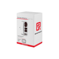 Разветвитель ROCKETSOCKET Socket Adapter 3 Euro 16A, 3 USB 3A+C с блоком 5В/3.1А  цвет белый GN4603