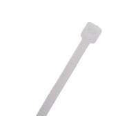 Нейлоновая сверхпрочная стяжка (хомут) SONNEN Power Lock, 2,5x100 мм, белая, 100 шт. 607918