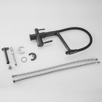 Смеситель для кухни ROSE с подключением к фильтру питьевой воды, черный R658H