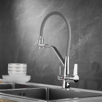 Смеситель для кухни ROSE с подключением к фильтру питьевой воды, хром R558