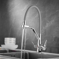 Смеситель для кухни ROSE с подключением к фильтру питьевой воды, хром R558