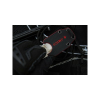 Туристический нож Kizlyar Supreme Amigo X сталь AUS-8 Satin, рукоять из черного G10 4650065056052