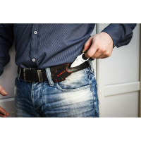 Туристический нож Kizlyar Supreme Amigo X сталь AUS-8 Satin, рукоять из черного G10 4650065056052