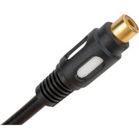 Переход XLR гнездо - RCA гнездо Pro Legend позолоченные контакты с кабелем 0.3м, PL2289