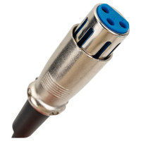Переход XLR гнездо - RCA гнездо Pro Legend позолоченные контакты с кабелем 0.3м, PL2289