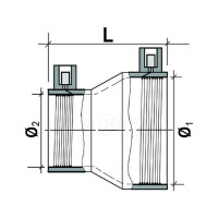 Электросварной переход SABfuse PN16 PE 100 D63X32 8029063032
