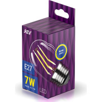 Светодиодная лампа REV FILAMENT шарик, G45, E27, 7Вт, 2700K, DECO Premium 32443 0