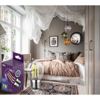 Светодиодная лампа REV FILAMENT шарик, G45, E27, 7Вт, 2700K, DECO Premium 32443 0