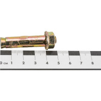 Анкерный болт HNM 10х40 с 6-ти гранной гайкой 50 шт Zitar 117942