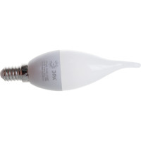 Светодиодная лампа ЭРА LED BXS-7W-840-E14 диод, свеча на ветру, нейтр Б0028483
