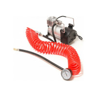 Поршневой автомобильный компрессор с витым шлангом Forsage 12V F-95(30171)