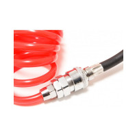 Поршневой автомобильный компрессор с витым шлангом Forsage 12V F-95(30171)