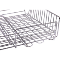 Решетка-гриль PALISAD Camping 260x320x65 мм, объемная хромированная 69554