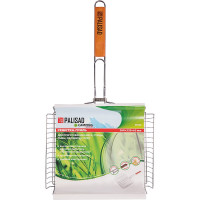 Решетка-гриль PALISAD Camping 260x320x65 мм, объемная хромированная 69554