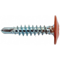 Прессшайба Качественный КРЕПЕЖ 4.2х19 мм, коричневая медь RAL 8004, сверло, 250 шт 0300227 КЧ