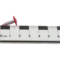 Прессшайба Качественный КРЕПЕЖ 4.2х16 мм, красный рубин RAL 3003, острая, 250 шт 0200299 КЧ