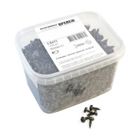 Саморез Качественный КРЕПЕЖ 3.5x11 полуцилиндр, оксид 1250 шт 0500065 КЧ