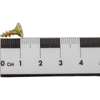 Шуруп крепежная техника жёлтый цинк 4,0x12, 1000 шт. 431332 БК