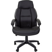 Компьютерное офисное кресло руководителя BRABIX Formula EX-537, с подлокотниками, эко кожа 531388