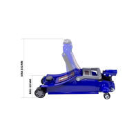 Подкатной домкрат с поворотной ручкой Forsage 2т, 180 градусов, h min 105 мм, h max 350 мм F-TH22010(6309)