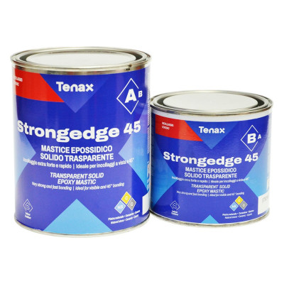 Эпоксидный клей Tenax Strong Edge 45 прозрачный/густой 1,0+0,5л 039210120