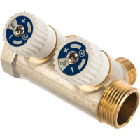 Распределительный коллектор STOUT 3/4, 2 отвода 1/2 SMB 6851 341202 RG008SFVPBLRSJ