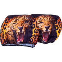 Чехол подголовника SKYWAY леопард, M S05801016