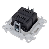 Коннектор Simon 2хUSB, бел 2411090-030