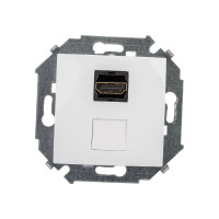 Розетка Simon HDMI, белый 1591407-030