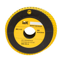 Маркировочное кольцо IEK 2-4мм, 4, МК, 500шт/ролл UMK20-4