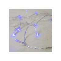 Гирлянда-нить Luazon ECO, IP20, 2 м, Н.С. LED-20-4.5 V, 3*АА (в комплект не входят), 2 режима, СИНИЙ 806819