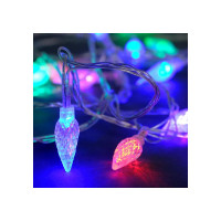 Гирлянда-нить Luazon, 5 м, с насадками Шишки, Н.С. LED-20-220V, мигание, МУЛЬТИ 185508