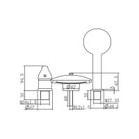 Смеситель на борт ванны Aquanet AF111-63B Practic2 хром 00216780