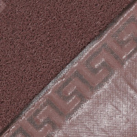 Коврик SUNSTEP Spongy Меандр 40х60 см, коричневый 38-302