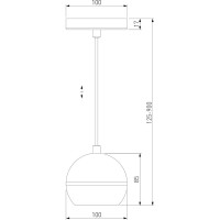 Накладной светильник Elektrostandard DLS023, белый a047774