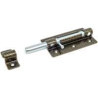 Накладная задвижка Tech-Krep/Zitar ЗД 9 120х65 круглый ригель D14мм, L150мм бронза 148362