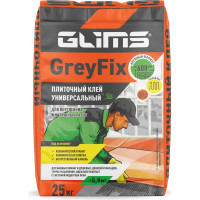 Плиточный клей GLIMS GreyFix класс C1T, 25 кг О00007119