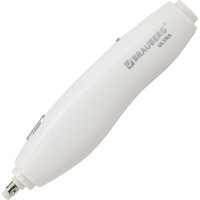Электрический ластик BRAUBERG ULTRA аккумулятор, зарядка USB, 16 сменных ластиков-насадок, 229609