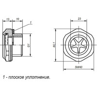 Маслоуказатель Глазок KIPP K0448.42100