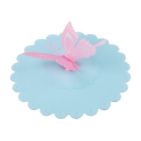 Крышка для кружки VETTA Бабочка силикон, 10.5 см, 3 цвета 891-290