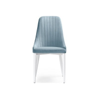 Стул на металлокаркасе Woodville kora light blue/white 15095