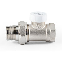 Настроечный клапан радиатора PROFACTOR прямой 3/4 PF RVS 377