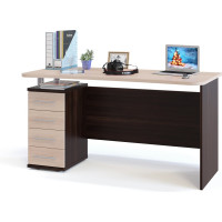 Компьютерный стол СОКОЛ КСТ-105 Венге/беленый дуб 00-00011411