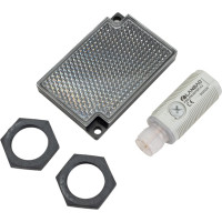 Оптический датчик ретрорефлекторный Lanbao PSS-PM3DPBR-E2, Sn=3000 мм, PNP NO/NC (Програм)10...30DC, разъем М12, 07-00035365