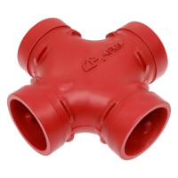 Муфтовая крестовина GROOVEX 2", 60 мм, ДУ 50 мм KM60