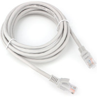 Патч-корд Cablexpert LSZH медный UTP кат.5e, 3м, литой, многожильный (серый), PP30-3M