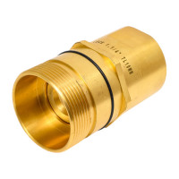 БРС TITAN LOCK 1 1/4in серия W резьбовая, ниппель, латунь, резьба NPT TL10WMN