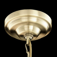 Подвесная люстра Citilux Фонда хрустальная Бронза CL303193