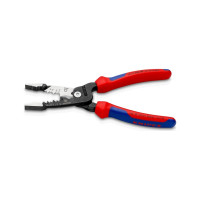 Инструмент для зачистки гармонизированных европейских кабелей KNIPEX из закаленной стали, фосфатированный, 2-комп ручки KN-1372200ME